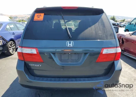 2006 Honda Odyssey Ex из США, поврежденный, VIN 5FNRL38456B406549
